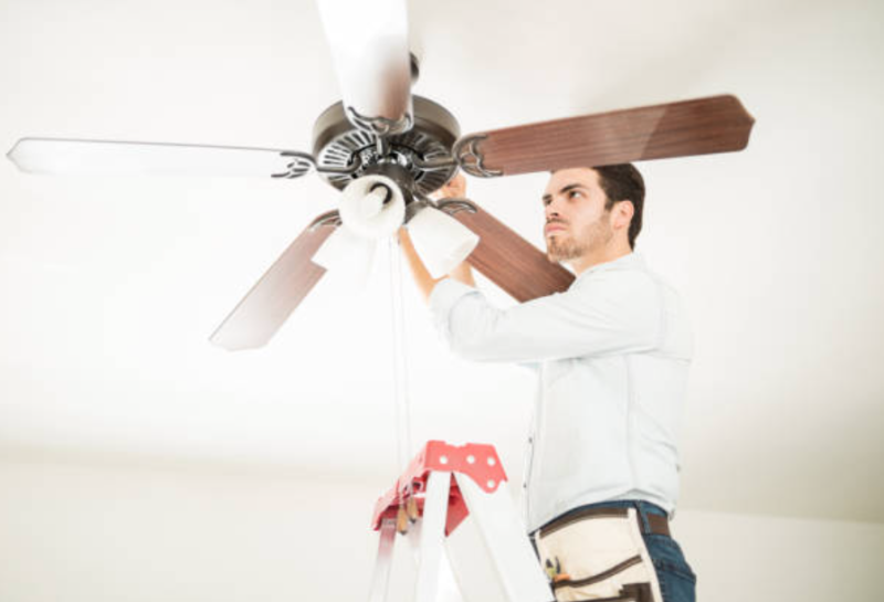 local electrician sunshine coast installing fan | replacing fan